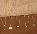 Elegant Pearl & Stone Necklace Combo – 5 Designs