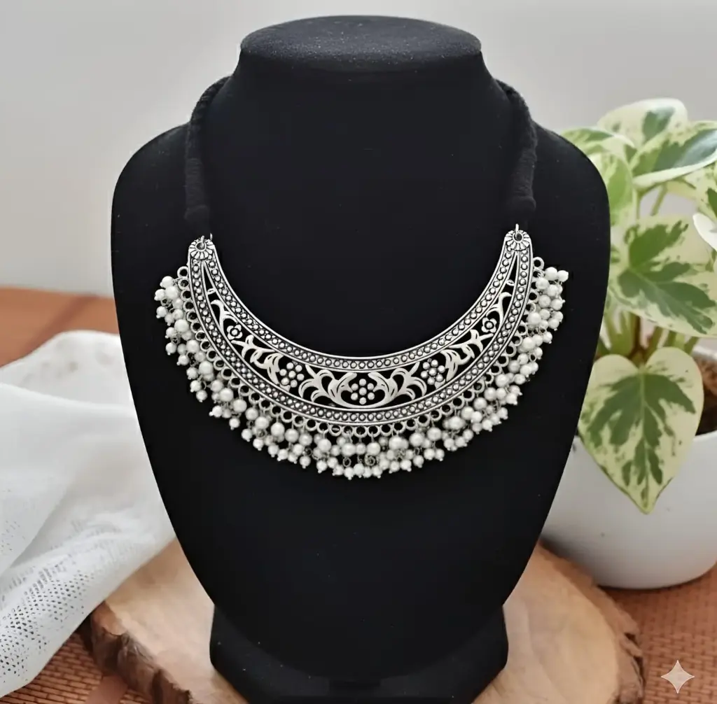 Pearl Beads Jaipuri Chokar 